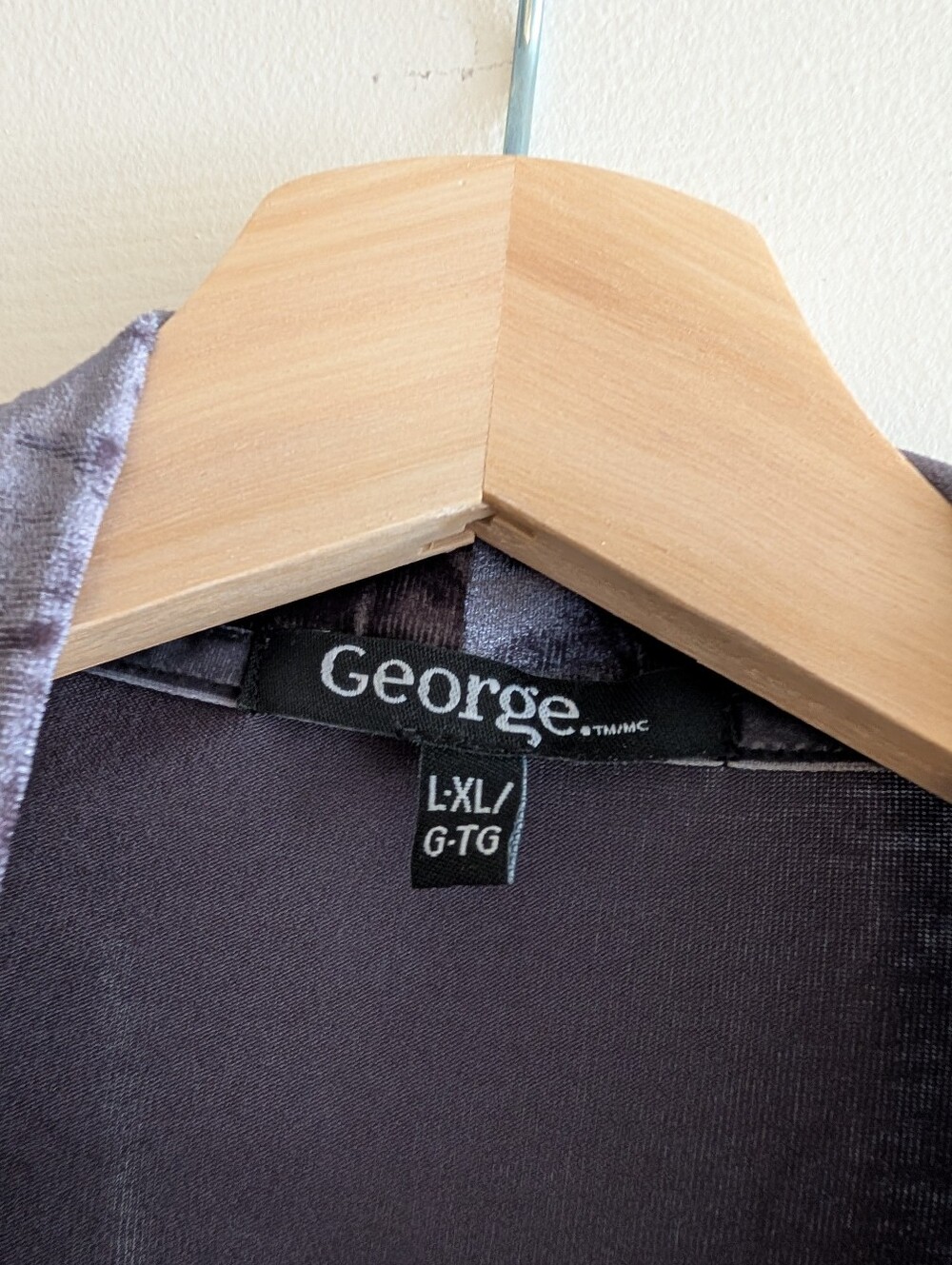 Dark Grey Lingerie Robe - Picture 2 of 4